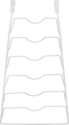 Soporte colgante metálico blanco para tapas ORION