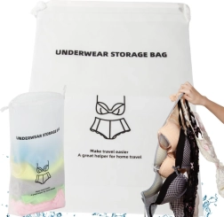 Organizador de viaje impermeable para ropa interior para maleta