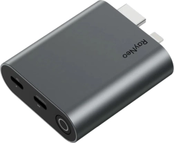 Adaptador HDMI a USB‑C con carga para gafas AR RayNeo