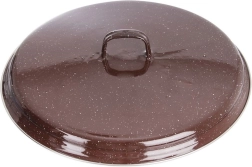 Tapa esmaltada marrón 32 cm