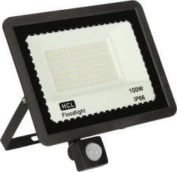 Lámpara con sensor de movimiento 100W
