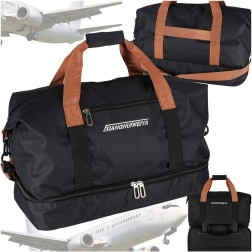 Bolsa de viaje y deportiva 58 × 34 cm negra