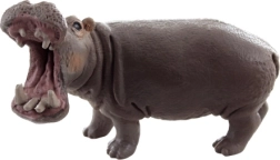 Figura de plástico de hipopótamo