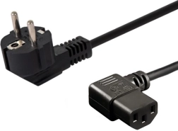 Cable de alimentación Schuko (M) acodado - IEC C13 acodado 1,8 m