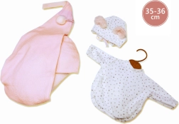 Conjunto de ropa con saco colgante tipo hamaca para muñeca NEW BORN 35–36 cm