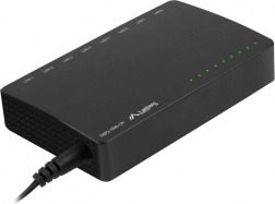 Switch gigabit Lanberg de 8 puertos DSP2 con alimentación de 12 V