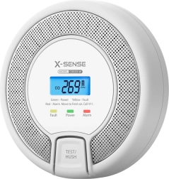 Detector de monóxido de carbono X-Sense CO-3D-W Link+ con conexión inalámbrica