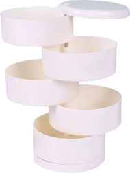 Joyero de 4 niveles – blanco