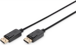 Cable de conexión DisplayPort 4K 60 Hz, DP–DP, 2 m, negro