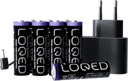Kit de baterías y alimentación para cerradura inteligente LOQED Touch