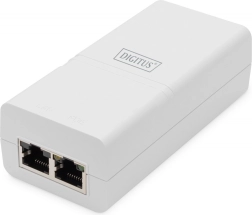 Inyector PoE+ 802.3at 30 W, gigabit 10/100/1000, blanco – DIGITUS