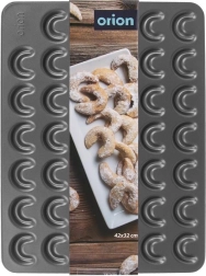 Molde para cuernitos de acero al carbono 42 × 32 cm