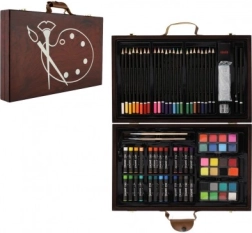 Set creativo para pintar en estuche de madera