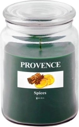 Vela aromática en vaso de vidrio PROVENCE especias 95 horas