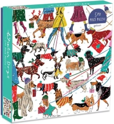 Puzzle Galison Perritos de Invierno 500 piezas