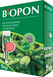 Fertilizante granulado para coníferas con magnesio 1 kg BOPON