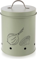 Caja metálica verde para verduras y frutas Greenish 2,4 l