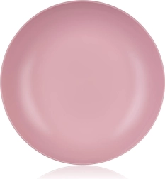 Plato hondo de plástico 22 cm rosa Culinaria