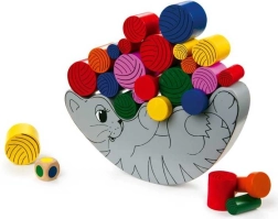 Small foot juego de motricidad de madera gatito equilibrante