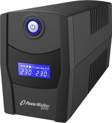 Sistema de alimentación ininterrumpida (UPS) PowerWalker Basic 800VA STL con USB y RJ11/45