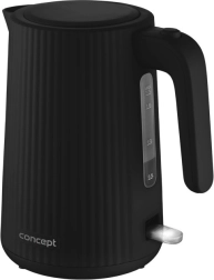 Hervidor eléctrico de plástico 1,7 l negro