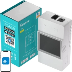 Interruptor WiFi inteligente para monitorización de temperatura y humedad Sonoff THR316 – TH Elite