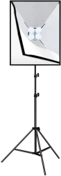 Kit de estudio PULUZ softbox 50 × 70 cm con trípode y 4× LED E27