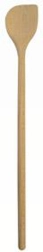 Cuchara de madera redonda con esquina, 35 cm, de madera de haya