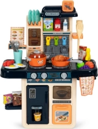 Cocina infantil con sonidos y LED, efecto de vapor, 42 accesorios – Marinera