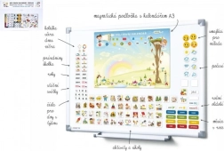 Calendario magnético para niños - Guardería con 114 imanes