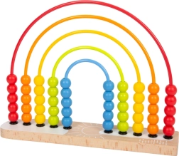 Ábaco motor de arcoíris para niños