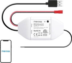 Interruptor inteligente para puerta de garaje Meross MSG100HK con soporte para Apple HomeKit