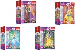 Mini rompecabezas DISNEY PRINCESS de 54 piezas – 4 motivos