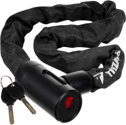 Candado de cadena para bicicleta TRIZAND, 90 cm