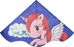 Cometa delta con diseño de unicornio