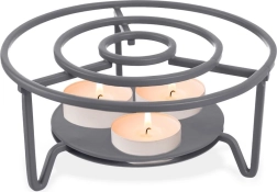 Calentador metálico para tetera gris 16,5 cm