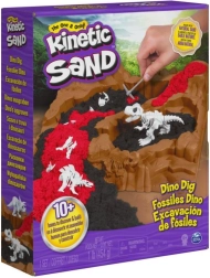Kinetic Sand – excavación de dinosaurios con accesorios