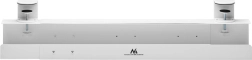 Organizador de cables bajo escritorio MACLEAN MC-333, capacidad de carga 5 kg, longitud ajustable