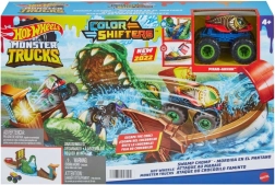 HOT WHEELS MONSTER TRUCKS Color Shifters – set de juego Mandíbulas de cocodrilo