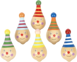 Peonza de madera con motivo de payaso SMALL FOOT