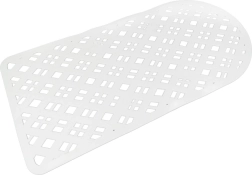 Alfombrilla de goma antideslizante para bañera de 35,5 × 74 cm