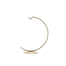 Soporte para adorno navideño de 12 cm – metal blanco