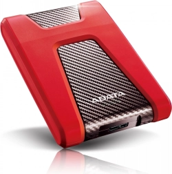 Disco duro externo ADATA HD650 2TB 2.5" USB 3.1 – Rojo