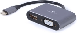 Adaptador USB‑C a HDMI y VGA
