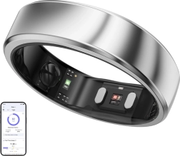 Anillo inteligente RingConn Gen 2 Air, talla 12, galaxia plateada