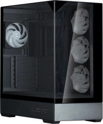 Caja P40 Prism Plus mid‑tower negra
