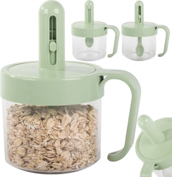 Bote hermético para especias con cucharita integrada y asa 0,2 l