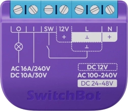 Interruptor de relé inteligente con contacto libre de tensión SWITCHBOT Relay Switch 1