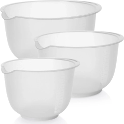 Juego de cuencos de cocina con medidor 1,5/2/2,5 l, 3 uds