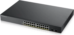 Switch inteligente Zyxel GS1900 24HPV2 para SMB
